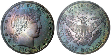 1894 Proof Barber Quarter